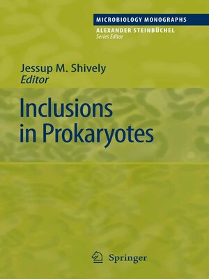 cover image of Inclusions in Prokaryotes